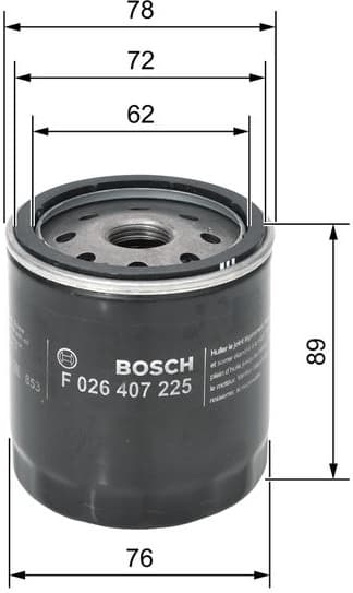 Oil Filter F 026 407 225 - image 9