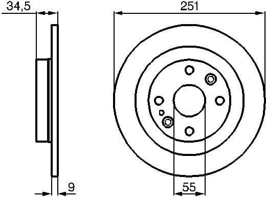 Brake Disc 0986478701 - image 3