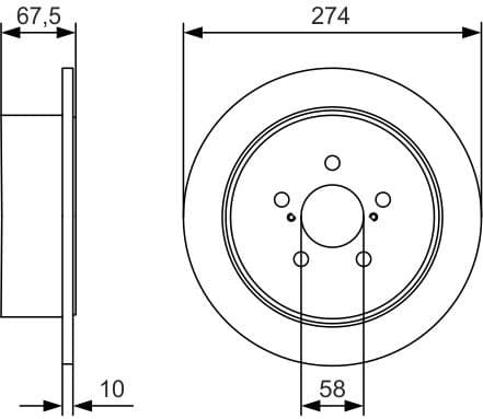 Brake Disc 0986479A82 - image 2