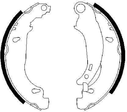 Brake Shoe Set 0986487568 - image 6