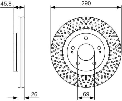 Brake Disc 0986479527 - image 7