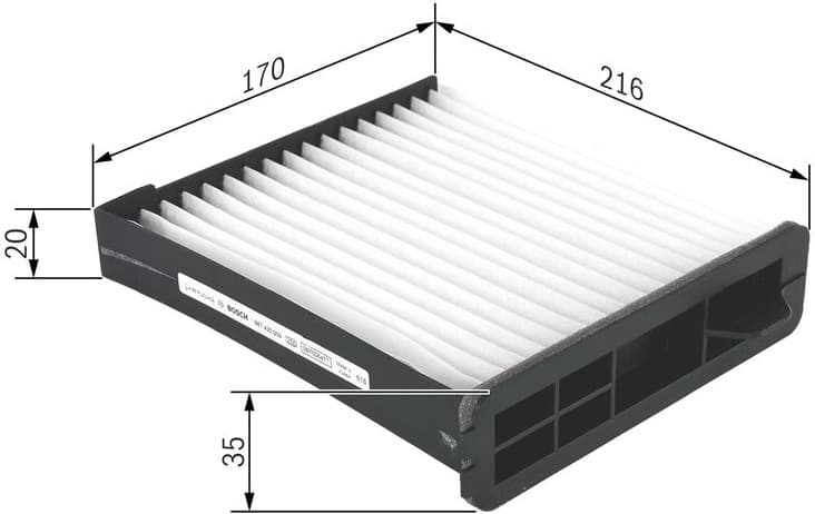 Filter, cabin air 1987435009 - image 10