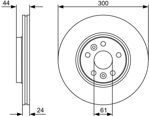 Brake Disc 0986479554 - image 2