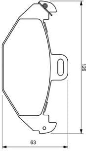 Brake Pad Set, disc brake 0986424532 - image 14