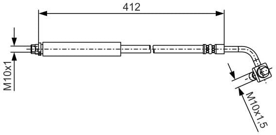 Brake Hose 1 987 481 B23 - image 10