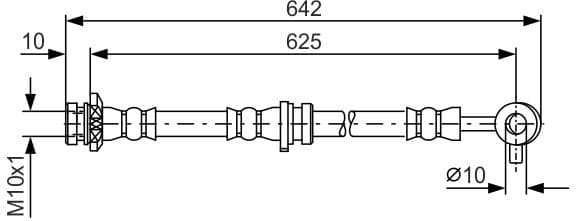 Brake Hose 1987481572 - image 2