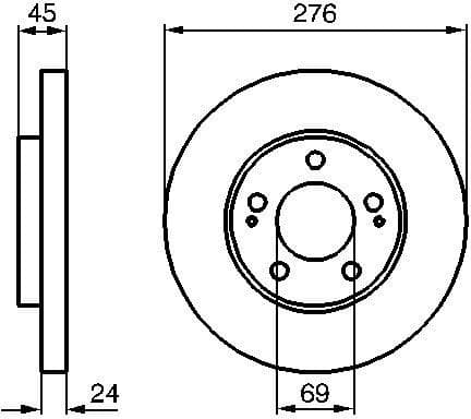 Brake Disc 0986479035 - image 2