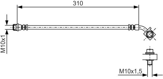 Brake Hose 1 987 481 B26 - image 10
