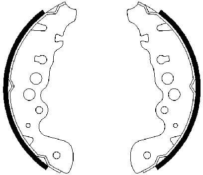 Brake Shoe Set 0986487616 - image 6