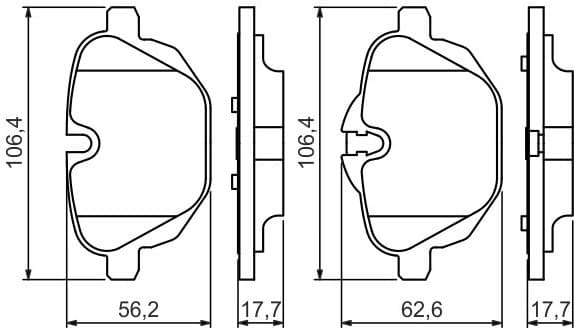 Brake Pad Set, disc brake 0986494432 - image 12