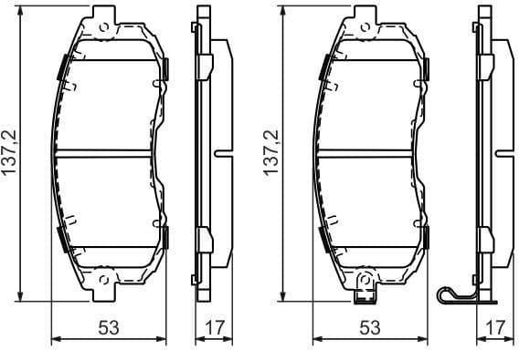 Brake Pad Set, disc brake 0986494337 - image 8