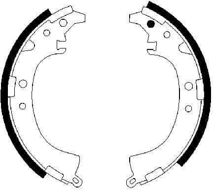 Brake Shoe Set 0986487424 - image 7