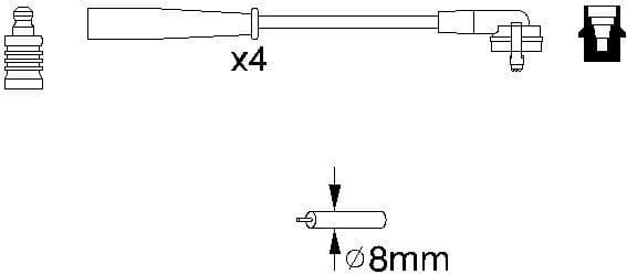 Ignition Cable Kit 0986356887 - image 10