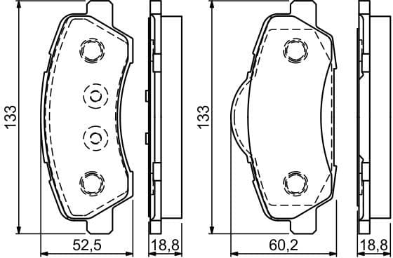 Brake Pad Set, disc brake 0986494713 - image 11