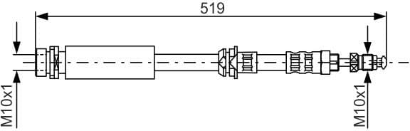 Brake Hose 1 987 476 993 - image 2