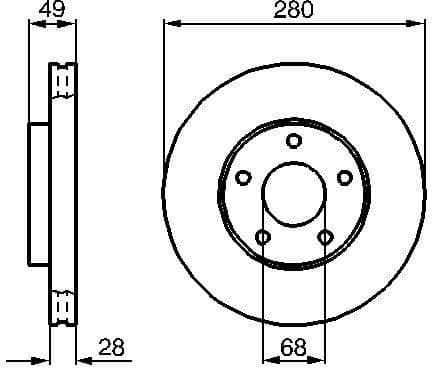 Brake Disc 0986479B61 - image 6