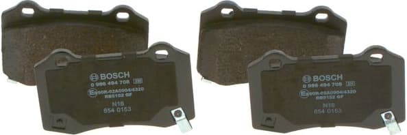 Brake Pad Set, disc brake 0986494708 - image 3