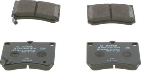 Brake Pad Set, disc brake 0986460974 - image 2