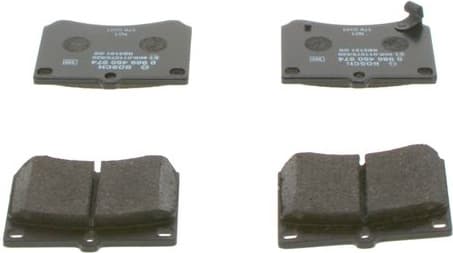 Brake Pad Set, disc brake 0986460974 - image 4