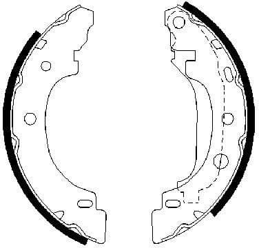 Brake Shoe Set 0986487570 - image 6