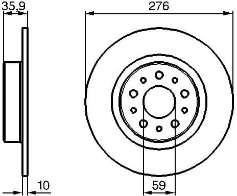 Brake Disc 0986479120 - image 10