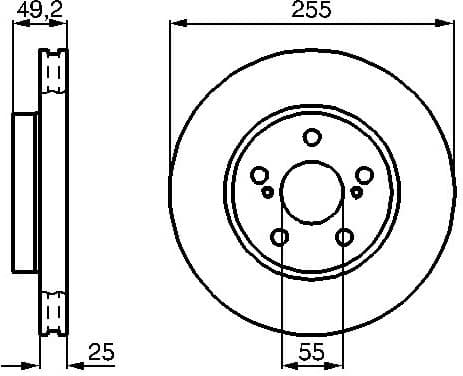 Brake Disc 0986478584 - image 6