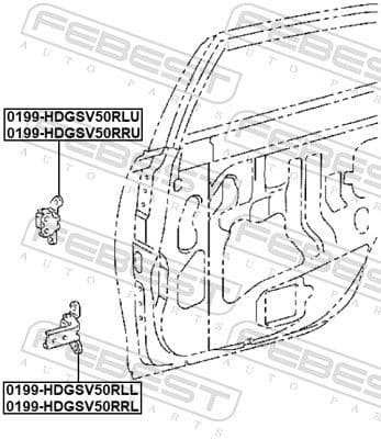 Door Hinge 0199-HDGSV50RRU - image 2