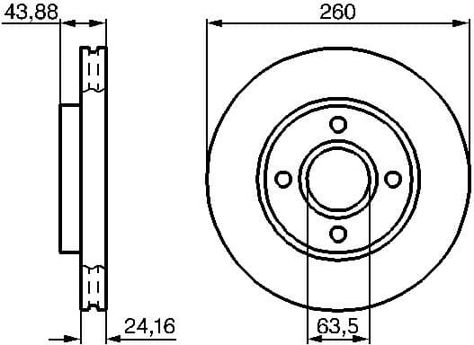 Brake Disc 0986478671 - image 3