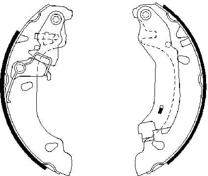 Brake Shoe Set 0986487669 - image 6