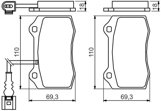 Brake Pad Set, disc brake 0986494367 - image 14