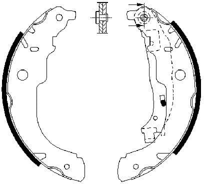 Brake Shoe Set 0986487721 - image 7
