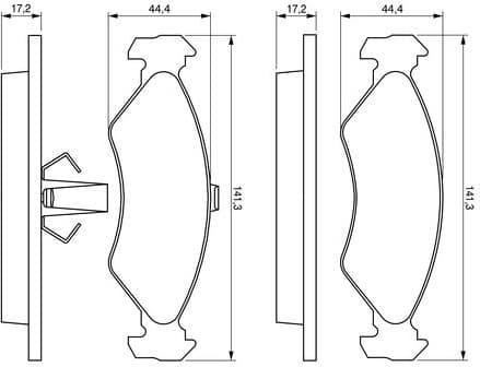 Brake Pad Set, disc brake 0986424416 - image 12