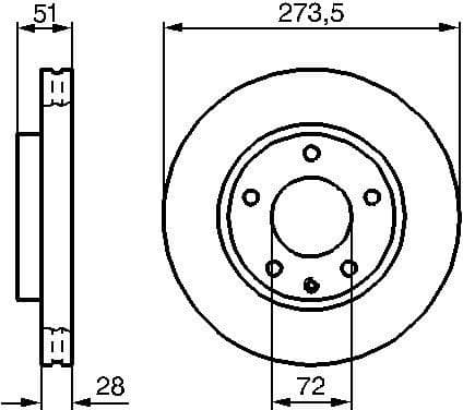 Brake Disc 0986479016 - image 2