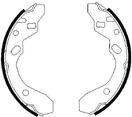 Brake Shoe Set 0986487417 - image 6