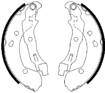 Brake Shoe Set 0986487668 - image 6