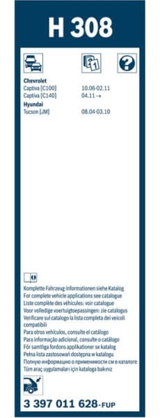 Wiper Blade Rear 3397011628 - image 2