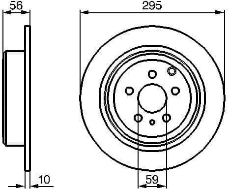 Brake Disc 0986478435 - image 2
