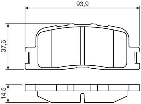 Brake Pad Set, disc brake 0986494359 - image 7