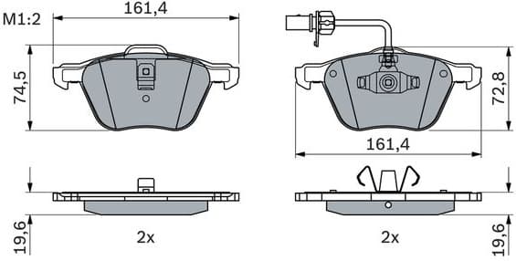 Brake Pad Set, disc brake 0986494035 - image 9