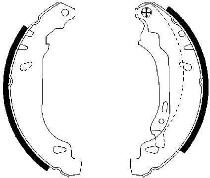 Brake Shoe Set 0986487556 - image 6