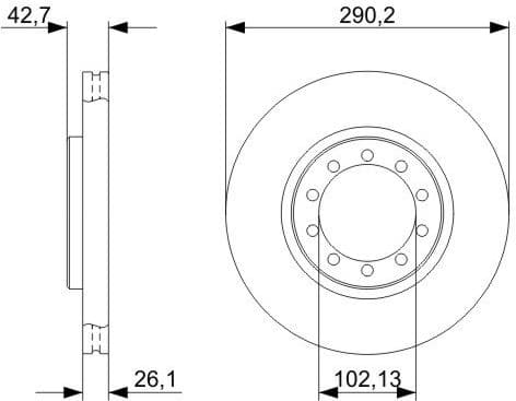 Brake Disc 0986479342 - image 6
