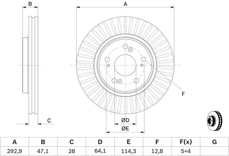 Brake Disc 0986479456 - image 10