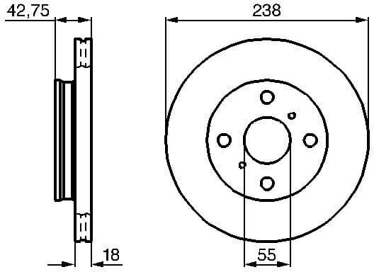 Brake Disc 0986478438 - image 3