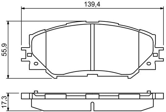 Brake Pad Set, disc brake 0986494240 - image 9