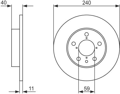 Brake Disc 0986478444 - image 3