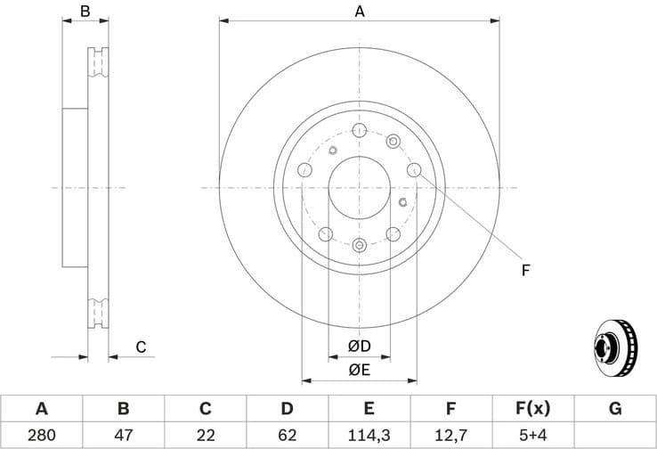 Brake Disc 0986479403 - image 6