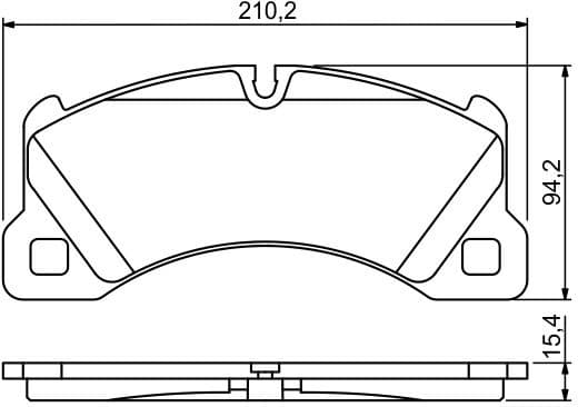Brake Pad Set, disc brake 0986494206 - image 12