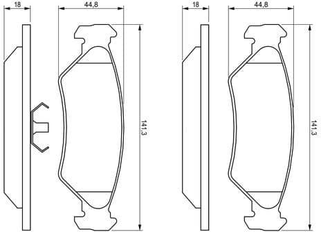 Brake Pad Set, disc brake 0986492020 - image 12