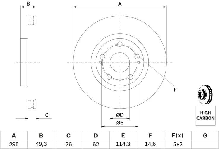 Brake Disc 0986479454 - image 6