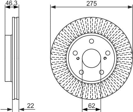Brake Disc 0986479341 - image 2